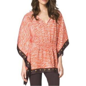 MICHAEL KORS Savannah Printed Kimono Top